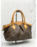 LOUIS VUITTON TIVOLI PM MONOGRAM CANVAS HANDLE BAG IN BROWN MONOGRAM CANVAS 