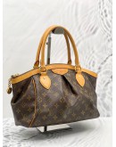 LOUIS VUITTON TIVOLI PM MONOGRAM CANVAS HANDLE BAG IN BROWN MONOGRAM CANVAS 