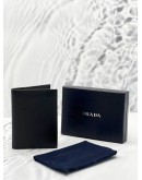 PRADA CARD / PASSPORT HOLDER IN BLACK SAFFIANO LEATHER -FULL SET-