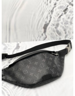 (LIKE NEW) 2024 MICROCHIP LOUIS VUITTON MONOGRAM ECLIPSE CANVAS DISCOVERY BUMBAG PM BAG