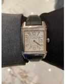 (LIKE NEW) 2018 JAEGER-LECOULTRE REVERSO SQUADRA FACTORY DIAMONDS REF Q7038420 42MM x 28.8MM QUARTZ WATCH -FULL SET-