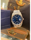 (LIKE NEW) 2022 ROLEX DATEJUST 36 REF 126234 BLUE DIAL 36MM AUTOMATIC WATCH -FULL SET-