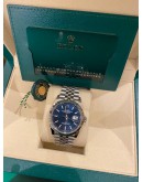 (LIKE NEW) 2022 ROLEX DATEJUST 36 REF 126234 BLUE DIAL 36MM AUTOMATIC WATCH -FULL SET-