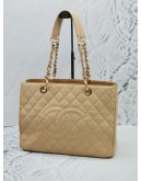 CHANEL GST MEDIUM TOTE SHOULDER BAG GHW 