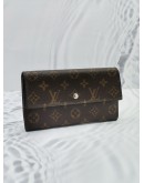 LOUIS VUITTON MONOGRAM CANVAS TRI FOLD LONG WALLET