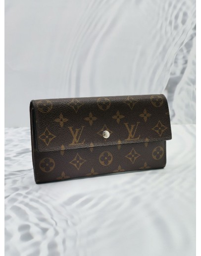 LOUIS VUITTON MONOGRAM CANVAS TRI FOLD LONG WALLET