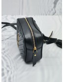 (LIKE NEW) 2019 YSL SAINT LAURENT MARSUPIO LOU TASSEL BELT / CROSSBODY BAG IN BLACK CHEVRON QUILTED LEATHER 