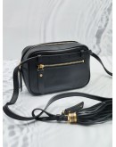 (LIKE NEW) 2019 YSL SAINT LAURENT MARSUPIO LOU TASSEL BELT / CROSSBODY BAG IN BLACK CHEVRON QUILTED LEATHER 