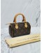 (LIKE NEW) LOUIS VUITTON NANO SPEEDY BROWN MONOGRAM CANVAS