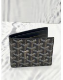 GOYARD SAINT FLORENTIN WALLET IN DARK BLUE GORAYDINE CANVAS & VAUZELLES CALFSKIN LEATHER