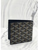 GOYARD SAINT FLORENTIN WALLET IN DARK BLUE GORAYDINE CANVAS & VAUZELLES CALFSKIN LEATHER