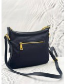 PRADA BANDOLIERA TESSUTO CROSSBODY BAG IN BLUE