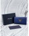 (UNUSED) PRADA 6 KEY HOLDER IN BLUE VITELLO DAINO LEATHER -FULL SET-