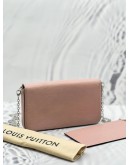 LOUIS VUITTON PINK EPI LEATHER FELICIE SILVER CHAIN SLING BAG  