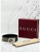 GUCCI REVERSIBLE GG SUPREME CANVAS / BLACK INTERLOCKING G BUCKLE BELT SIZE 85/34 -FULL SET-