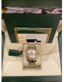 2011 ROLEX YACHT MASTER REF168623 DIAMOND MOP MOTHER OF PEARL 18K HALF GOLD LIMITED PIECE 35MM 