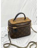 2023 MICROCHIP LOUIS VUITTON VANITY PM MONOGRAM REVERSE CANVAS WITH LONG STRAP 