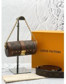 (UNUSED) 2023 MICROCHIP LOUIS VUITTON PAPILLON TRUNK MONOGRAM CANVAS -FULL SET-