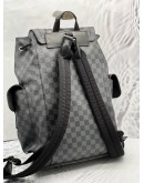 2018 LOUIS VUITTON CHRISTOPHER PM RUCKSACK BACKPACK IN BLACK DAMIER GRAPHITE CANVAS