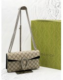 (LIKE NEW) GUCCI DIONYSUS GG SUPREME CANVAS SMALL CHAIN BAG 