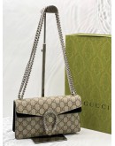 (LIKE NEW) GUCCI DIONYSUS GG SUPREME CANVAS SMALL CHAIN BAG 