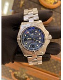 2013 BREITLING SUPEROCEAN FISH REF A17390 BLUE WATER RIPPLE DIAL 44MM AUTOMATIC WATCH