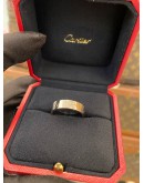 (BRAND NEW) 2023 CARTIER LOVE RING NO. 61 IN 18K 750 WHITE GOLD -FULL SET-