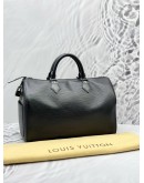 LOUIS VUITTON SPEEDY 34 IN BLACK EPI LEATHER