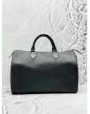 LOUIS VUITTON SPEEDY 34 IN BLACK EPI LEATHER