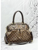 LOUIS VUITTON TREVI PM IN BROWN DAMIER EBENE CANVAS