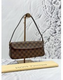 LOUIS VUITTON RECOLETA SHOULDER BAG IN BROWN DAMIER EBENE CANVAS