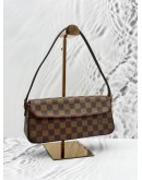 LOUIS VUITTON RECOLETA SHOULDER BAG IN BROWN DAMIER EBENE CANVAS