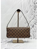 LOUIS VUITTON RECOLETA SHOULDER BAG IN BROWN DAMIER EBENE CANVAS