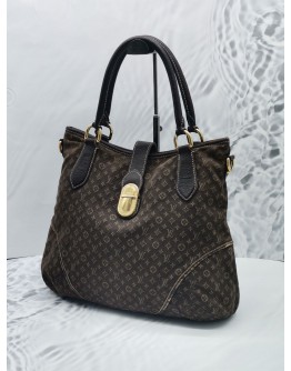 LOUIS VUITTON MONOGRAM IDYLLE ELEGY SHOULDER BAG IN DARK BROWN 