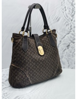 LOUIS VUITTON MONOGRAM IDYLLE ELEGY SHOULDER BAG IN DARK BROWN 