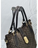 LOUIS VUITTON MONOGRAM IDYLLE ELEGY SHOULDER BAG IN DARK BROWN 