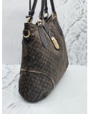 LOUIS VUITTON MONOGRAM IDYLLE ELEGY SHOULDER BAG IN DARK BROWN 