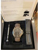 2015 PANERAI LUMINOR BASE 8 DAYS REF PAM00562 TITANIUM 44MM MANUAL WINDING WATCH -FULL SET-