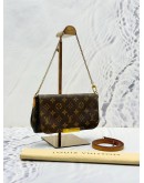 LOUIS VUITTON FAVOURITE PM IN BROWN MONOGRAM CANVAS 