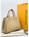 LOUIS VUITTON MONTAIGNE MM BAG IN BEIGE MONOGRAM EMPREINTE LEATHER -FULL SET-