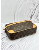 LOUIS VUITTON COMPIEGNE 28 CLUTCH IN BROWN MONOGRAM CANVAS