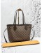 LOUIS VUITTON NEVERFULL PM IN BROWN DAMIER EBENE CANVAS