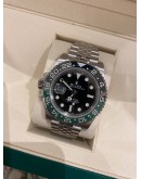 (LIKE NEW) 2017 ROLEX GMT-MASTER ll DATE REF 116710LN UPGRADE SPRITE 40MM AUTOMATIC WATCH -FULL SET-