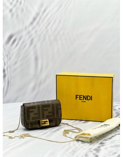 (LIKE NEW) FENDI BAGUETTE MINI CROSSBODY SLING BAG -FULL SET-