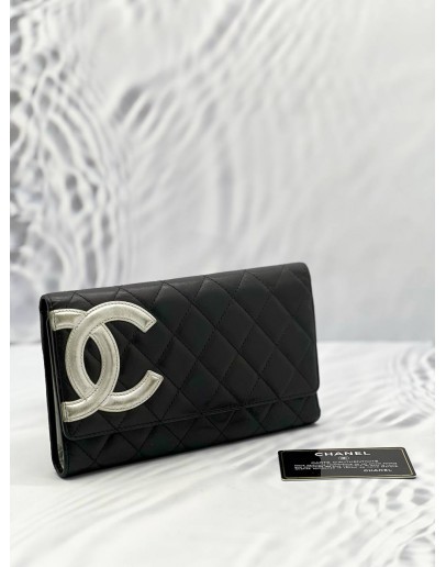 CHANEL LIGNE CAMBON LARGE FLAP WALLET 