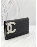 CHANEL LIGNE CAMBON LARGE FLAP WALLET 