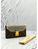 LOUIS VUITTON LIMITED SPECIAL EDITION MAJESTUEUX LONG WALLET IN LIZARD, OSTRICH, PYTHON LEATHER / MONOGRAM CANVAS