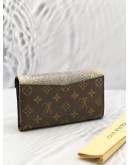 LOUIS VUITTON LIMITED SPECIAL EDITION MAJESTUEUX LONG WALLET IN LIZARD, OSTRICH, PYTHON LEATHER / MONOGRAM CANVAS