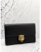 2024 GUCCI ANIMALIER FLAP BLACK LEATHER MEDIUM CLUTCH 