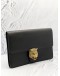 2024 GUCCI ANIMALIER FLAP BLACK LEATHER MEDIUM CLUTCH 